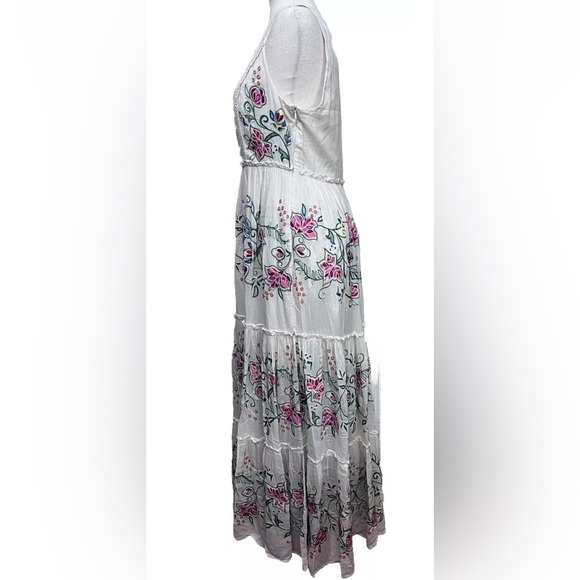 Sundance Maxi Dress Womens Size Small Sleeveless Embroidered - Picture 3 of 9